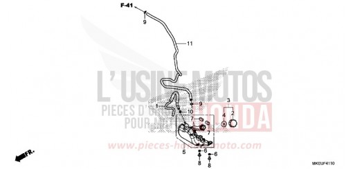 RESERVE TANK CRF450LK de 2019